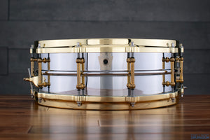 LUDWIG 14 X 5 LB400BBTWM COB LTD. EDITION SNARE DRUM, GOLD FITTINGS, DIECAST HOOPS (PRE-LOVED)