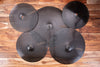 EVANS DB ONE MESH HEAD ROCK SYSTEM 10,12,14,16,22 PLUS 5 CYMBALS