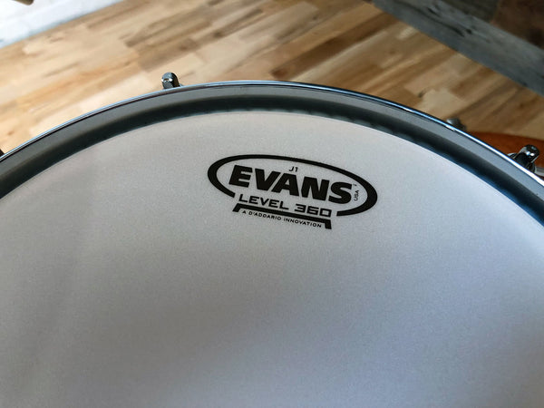 EVANS J1 ETCHED TOM SNARE BATTER DRUM HEAD SIZES 10