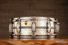 LUDWIG 14 X 5 LM400K HAMMERED SUPRAPHONIC SNARE DRUM, CHROME