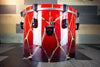 PEARL MASTERWORKS 20 X 14 GONG DRUM, SPIDERWEB GRAPHICS OVER FADE LACQUER