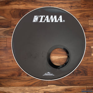 TAMA 22" STARCLASSIC BLACK BASS DRUM LOGO HEAD / PRE-LOVED