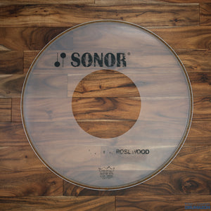 SONOR 20" PHONIC CLEAR BASS DRUM LOGO HEAD / VINTAGE PRE-LOVED