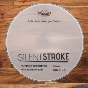 REMO 14" SILENTSTROKE TOM HEAD / OUT OF BOX STOCK