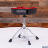AHEAD SPINAL G SADDLE DRUM THRONE WITH 4 LEG BASE, RED