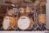 TAMA STAR MAPLE 8 PIECE DOUBLE BASS DRUM KIT, GLOSS SYCAMORE (PRE-LOVED)