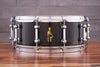 BRADY 14 X 5.5 JARRAH PLY SNARE DRUM BLACK SILKY OAK LACQUER (N.O.S. PRE-LOVED)