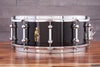 BRADY 14 X 5.5 JARRAH PLY SNARE DRUM BLACK SILKY OAK LACQUER (N.O.S. PRE-LOVED)