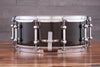 BRADY 14 X 5.5 JARRAH PLY SNARE DRUM BLACK SILKY OAK LACQUER (N.O.S. PRE-LOVED)