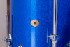 CRAVIOTTO DIAMOND SERIES 3 PIECE DRUM KIT, BLUE SPARKLE (PRE-LOVED)