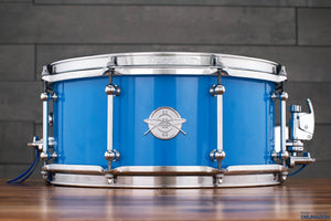 DUNNETT 14 X 6.5 CARBON STEEL SNARE DRUM CERA BLUE (PRE-LOVED)