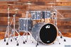 DW (DRUM WORKSHOP) DESIGN SERIES 4 PIECE DRUM KIT, STEEL GREY GLOSS, (PRE-LOVED)