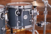 DW (DRUM WORKSHOP) DESIGN SERIES 4 PIECE DRUM KIT, STEEL GREY GLOSS, (PRE-LOVED)