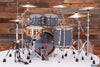 DW (DRUM WORKSHOP) DESIGN SERIES 4 PIECE DRUM KIT, STEEL GREY GLOSS, (PRE-LOVED)