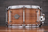 EVETTS 13 X 7 SPOTTED GUM SNARE DRUM, NATURAL SMOOTH SATIN