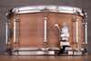 EVETTS 13 X 7 SPOTTED GUM SNARE DRUM, NATURAL SMOOTH SATIN