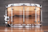 EVETTS 14 X 8 JARRAH SNARE DRUM, BLACKHEART SASSAFRAS GLOSS