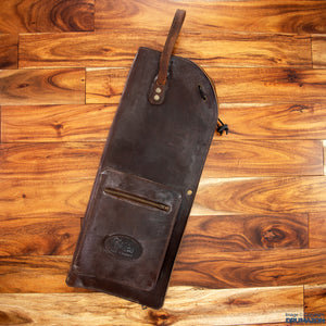 FOOTES BROWN LEATHER STICK BAG (PRE-LOVED)