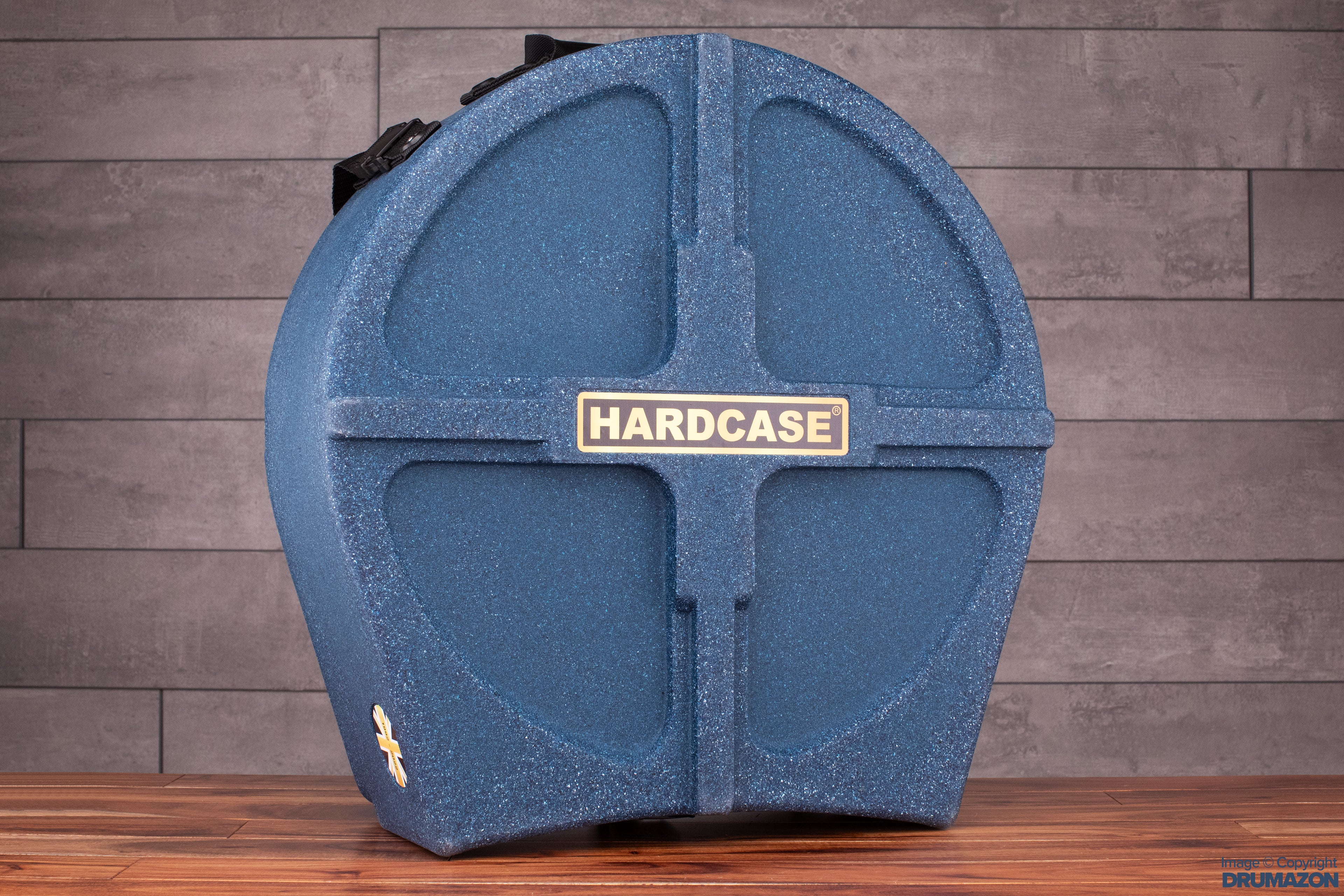 HARDCASE 14 SNARE DRUM CASE LIMITED EDITION BLUE GRANITE FINISH FUL Drumazon