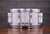 LUDWIG 14 X 6.5 CLASSIC MAPLE SNARE DRUM, WHITE MARINE PEARL (PRE-LOVED)