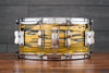 LUDWIG 14 X 6.5 CLASSIC MAPLE SNARE DRUM, LEMON OYSTER