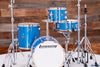 LUDWIG BREAKBEATS BY QUESTLOVE 4 PIECE DRUM KIT, BLUE SPARKLE