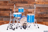 LUDWIG BREAKBEATS BY QUESTLOVE 4 PIECE DRUM KIT, BLUE SPARKLE