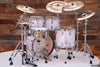 LUDWIG CLASSIC MAPLE 4 PIECE OUTFITTER DRUM KIT, WHITE MARINE PEARL