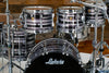 LUDWIG CLASSIC MAPLE 7 PIECE DRUM KIT, DIGITAL BLACK SPARKLE, MACH LUGS, CUSTOM ORDERED