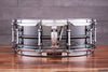 LUDWIG 14 X 5 LB416KT BLACK BEAUTY SNARE DRUM, HAMMERED BRASS SHELL