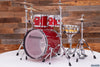 LUDWIG VISTALITE 4 PIECE DRUM KIT, EXTREMELY RARE INFUSED RED SPARKLE
