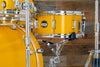 MAPEX MARS BIRCH 5 PIECE CROSS OVER DRUM KIT, SUNFLOWER SPARKLE, INCLUDES HP6005 HARDWARE PACK