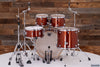 MAPEX MARS BIRCH 5 PIECE DRUM KIT, BLOOD ORANGE SPARKLE