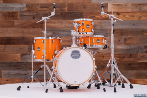 MAPEX MARS MAPLE BOP 4 PIECE DRUM KIT, GLOSSY AMBER