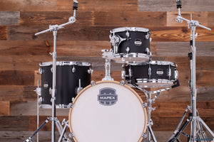 MAPEX MARS MAPLE BOP 4 PIECE DRUM KIT, MATTE BLACK