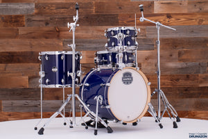 MAPEX MARS MAPLE BOP 4 PIECE DRUM KIT, MIDNIGHT BLUE