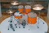 MAPEX MARS MAPLE 5 PIECE ROCK DRUM KIT, GLOSSY AMBER