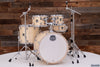 MAPEX MARS MAPLE 5 PIECE DRUM KIT, NATURAL SATIN WOOD