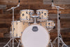 MAPEX MARS MAPLE 5 PIECE DRUM KIT, NATURAL SATIN WOOD