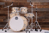 MAPEX MARS MAPLE 5 PIECE DRUM KIT, NATURAL SATIN WOOD