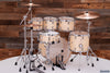 MAPEX MARS MAPLE 6 PIECE FUSION DRUM KIT, NATURAL SATIN WOOD, FREE 8" TOM!