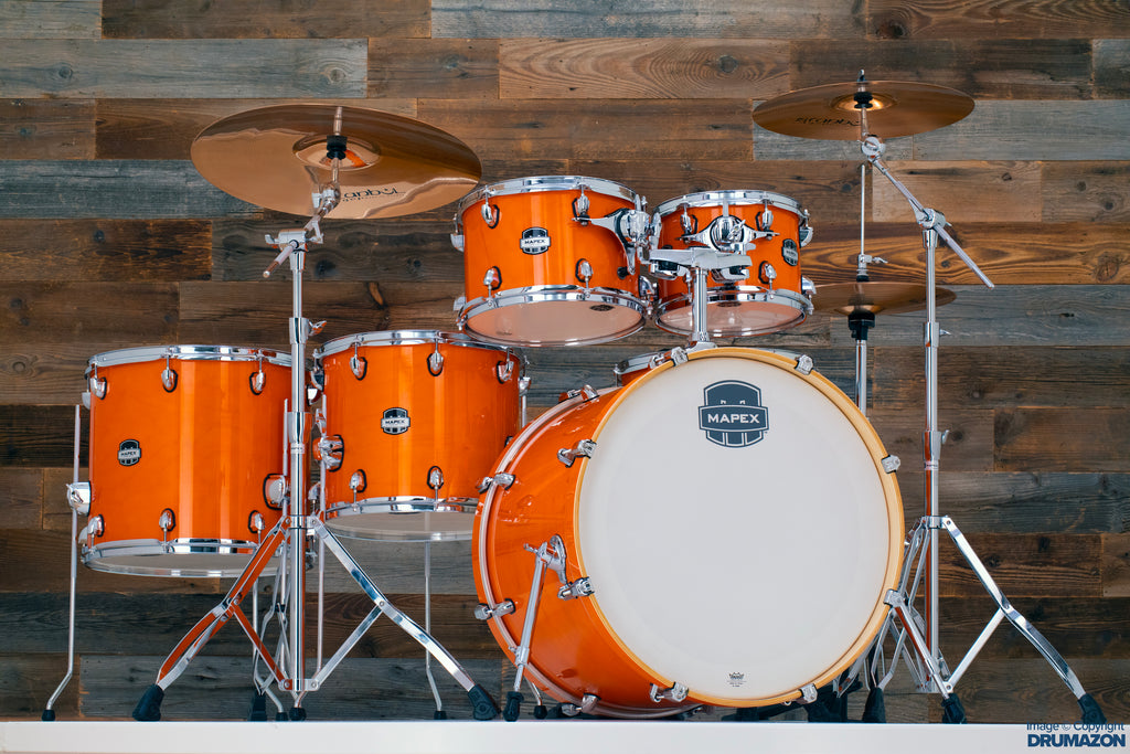 MAPEX MARS MAPLE 6 PIECE STUDIOEASE DRUM KIT GLOSSY AMBER Drumazon