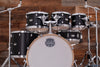 MAPEX MARS MAPLE 6 PIECE DRUM KIT, MATTE BLACK, COMES WITH FREE 8 X 7 TOM!