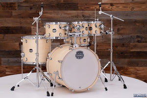 MAPEX MARS MAPLE 6 PIECE DRUM KIT, NATURAL SATIN WOOD, FREE 8" TOM!