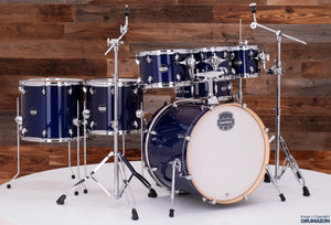 MAPEX MARS MAPLE 7 PIECE STUDIOEASE DRUM KIT, MIDNIGHT BLUE (FREE TOM)