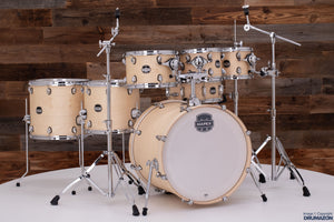 MAPEX MARS MAPLE 7 PIECE DRUM KIT, NATURAL SATIN WOOD, FREE 8" TOM!