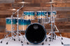 MAPEX SATURN CLASSIC BIG SIZE 6 PIECE 3 UP / 2 DOWN DRUM KIT, AQUA FADE