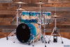 MAPEX SATURN CLASSIC BIG SIZE 6 PIECE 3 UP / 2 DOWN DRUM KIT, AQUA FADE