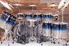 MAPEX SATURN CLASSIC 9 PIECE MONSTER DOUBLE BASS DRUM KIT, TEAL BLUE FADE