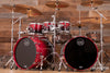 MAPEX SATURN CLASSIC 7 PIECE DOUBLE BASS DRUM KIT, SCARLET FADE